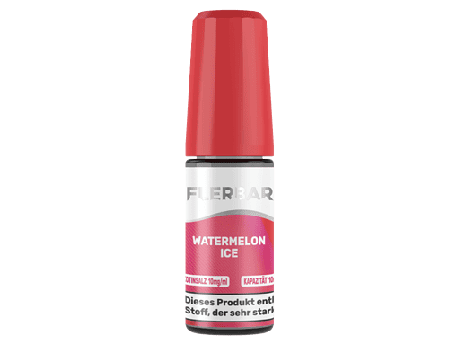 Wassermelone E-Liquid Flasche für E-Zigaretten, pinkes Design, Liquid mit 10 mg/ml Nikotin, geeignet für Dampfer, 40 ml Kapazität, sehr aromatisch, perfekt für Wassermelonenliebhaber.