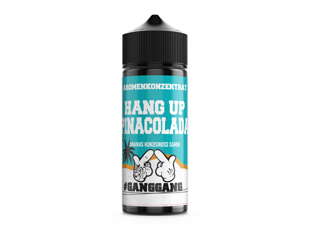 GangGang - Aroma Hang Up Pinacolada 1 Aromakonzentrat Hang Up Ananas Kokosnuss Sahne, E-Liquid, Vape, E-Zigaretten Liquid, Geschmack, Gamma, Süß, Exotic, 10ml.