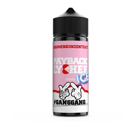 Bomenkonzentrat Payback Lychee Ice in Flasche, erfrischender Geschmack für E-Zigaretten und Vape-Liquids, mit ansprechendem Design und vielfältigen Aromen.