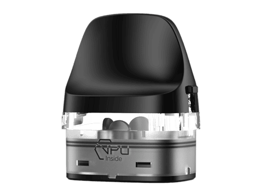 Kompakter Vape Pod mit modernem Design, schwarz und transparent, ideal für unterwegs, einfache Bedienung, wiederverwendbar mit austauschbaren Pods, perfekt für Einsteiger und Vaping-Enthusiasten.