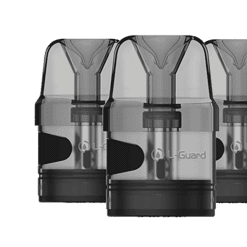 3er Pack Q-Guard Vape Pods zum Nachfüllen, kompatibel mit Q-Guard E-Zigaretten, transparente Kapseln, einfach zu befüllen, langlebige Qualität, ideal für Dampfer.