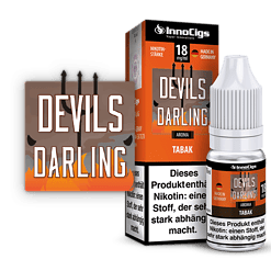 InnoCigs Devils Darling E-Zigarette, Tabak-Aroma, 18mg/ml, Made in Germany, für intensiven Nikotin Genuss.