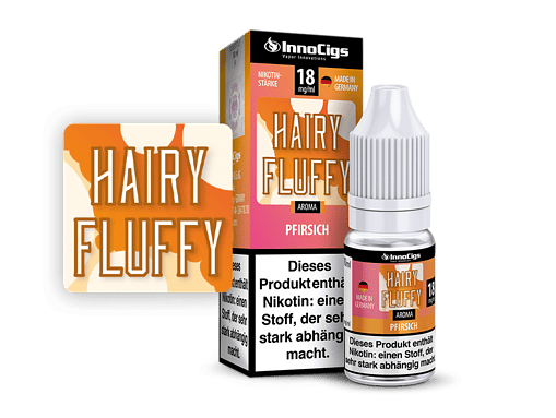 Aroma E-Liquid für E-Zigaretten, Pfirsich Geschmack, 18 mg/ml Nikotinstärke, Made in Germany, in Flasche und Verpackung, für exzellenten Dampfgenuss.