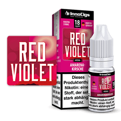 Pink und schwarzes E-Liquid-Produktpaket mit Nikotin- und Aromaangaben für Vaporizer, inklusive einer Flasche und Verpackung, auf letzter Seite.