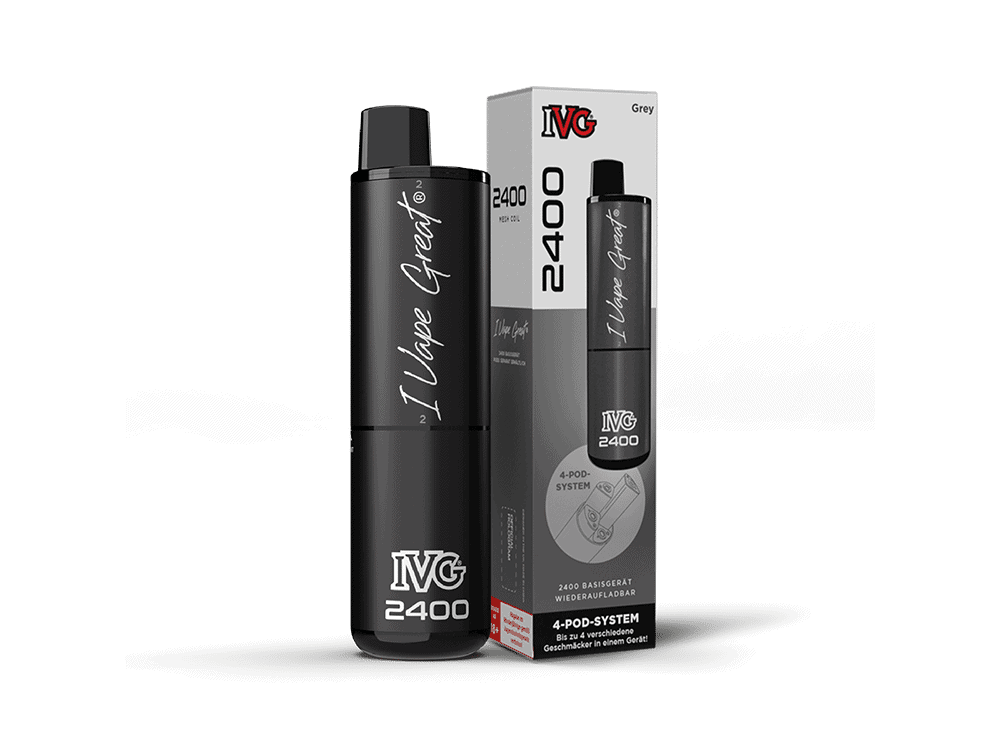 IVG - 2400 Akku 1000 mAh 1 Ersatzbatterie IVG 2400 für Vape-Geräte im 4-Pod-System, wieder aufladbar, langlebig und vielseitig.