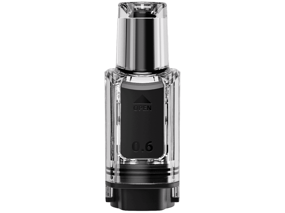 JustFog GLENT Pod mit Head 1 Hochwertige E-Zigarette mit transparentem Tank und metallischer Spitze, mit sichtbarem Füllstand und entsprechender Markierung. Ideal für Dampfer und E-Zigaretten Fans.