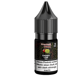 Kirschlolli MAXX Cherry Lime Nikotinpflaster, 10 mg/ml, für stärkere Nikotinaufnahme, günstiger Drehverschluss, ideal für E-Zigaretten und Vaping.