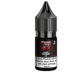 Kirschlolli MAXX E-Liquid Flasche mit Kirsch-Geschmack für E-Zigaretten, 10 ml, nikotinhaltig.