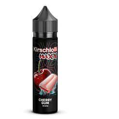 Kirschlolli MAXX Cherry Gumm Aromen E-Liquid für E-Zigaretten, 60ml Flasche, intensiver Fruchtgeschmack, geeignet für Dampfer, süßer Kirscharoma, aromatisiertes Vape-Produkt, bequeme Dropper-Flasche.