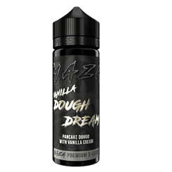 Schwarze E-Liquid-Flasche für Vape mit Play-Dough-Geschmack und Vanillecreme, modernes Design, ideal für Dampf- und Vape-Enthusiasten, hochwertiges Aroma.