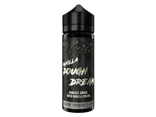 Schwarze E-Liquid-Flasche für Vape mit Play-Dough-Geschmack und Vanillecreme, modernes Design, ideal für Dampf- und Vape-Enthusiasten, hochwertiges Aroma.