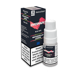 Nikotinsalzliquid ÜberVape Wassermelon Lemon, 20 mg/ml, 50 ml Flasche.