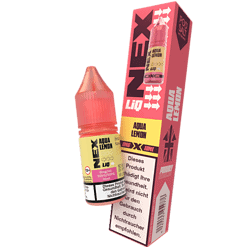 Aqua Lemon Liquids, 10ml, for E-Zigaretten, erfrischender Zitronengeschmack in praktisch kleiner Flasche.