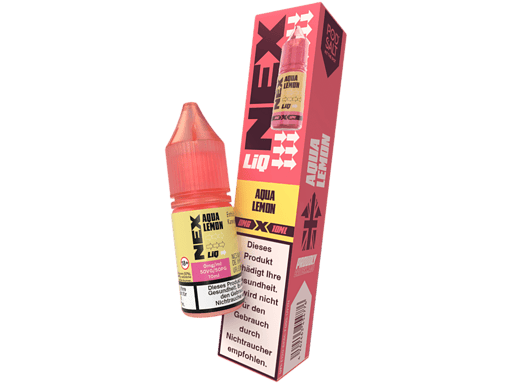 Aqua Lemon Liquids, 10ml, for E-Zigaretten, erfrischender Zitronengeschmack in praktisch kleiner Flasche.