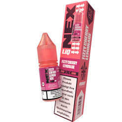 Fizzy Cherry Lemonade E-Liquid in pink Flasche und Verpackung, ideal für E-Zigaretten, 10ml, mit auffälligem Design und aromatischem Geschmack für dampffreudige Genießer.