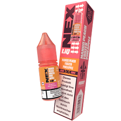 Mango Pfirsich Anzuchtset mit 10 ml E-Liquid, schmackhafte Fruchtmischung, für E-Zigaretten, ohne Nikotin, bei LETZ Go erhältlich.