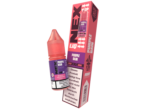 Purple Rain E-Liquid für E-Zigaretten, 50 ml, ideal für dampfen, angenehmer Geschmack, ohne Nikotin, aufmerksamkeitsstarkes Design.