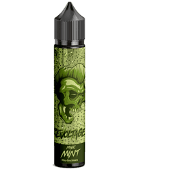 Leere E-Zigarette in grün mit einem gruseligen Zombie-Motiv, die für den Gebrauch mit E-Liquid geeignet ist. Perfekt für Vapers, die auf auffälliges Design und starken Geschmack setzen. Theoretisch für Minz-Geschmack geeignet.