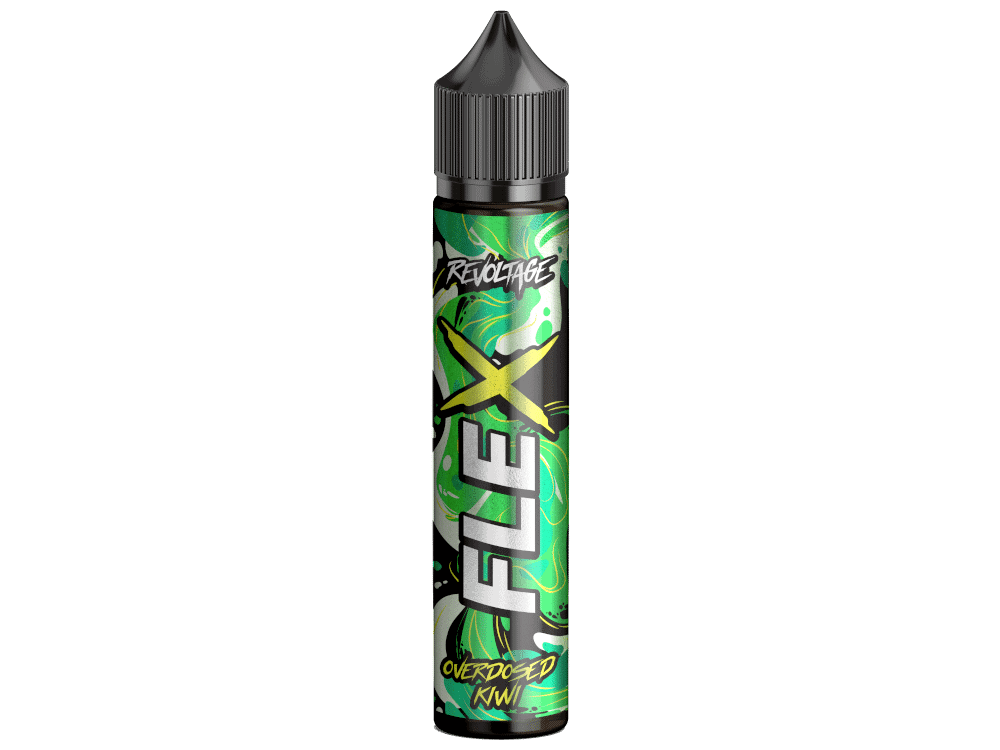Revoltage - FLEX - Kiwi - 10 ml 1 Fruchtige E-Liquid Flasche mit Kiwi-Geschmack, kreatives Design, für Dampfer, LETZ Go Shop.