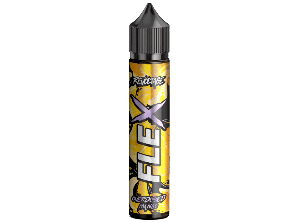 Revoltage - FLEX - Mango - 10 ml 1 Revoltage-Flavor-Flex-Mango-500ml-Vape-Longfill-Flavor-Propylenglycol-PG-Base- Flüssigkeit-(-Direkt-zu-Reader-Text-).