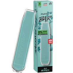 Knox Zero Liquid E-Zigarette mit 0% Nikotin, blau, 2ml, 600 Züge, ohne Nikotin, flavor made in Germany, revolutionäres Design, für Dampfer und Vaper, trendiges Produkt aus der LETZ Go E-Commerce Kollektion.