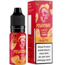 Lebensmittelfreier Nikotinliquid in Apfel-Pineapple-Flavor, 10ml, 50VG/50PG, für E-Zigaretten.
