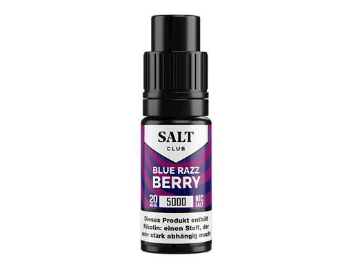 Aroma Liquid für E-Zigaretten, Blue Razz Berry Geschmack, nikotinhaltig, 20 mg/ml, 5000 Tropfen, Salz nicotine, ideal für Vape Enthusiasten.