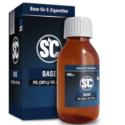 Flasche und Box für E-Zigaretten-Basis, 100ml, mit PG 30% und VG 70%, für selbstgemachte Liquids, hochwertiges Zubehör von LETZ Go.