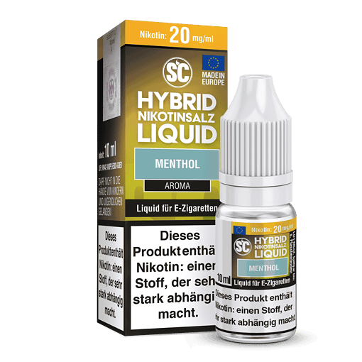 Hochwertiges E-Zigaretten Liquid mit Menthol-Geschmack in 10 ml Flasche, Nikotingehalt 20 mg/ml, für dampfen, aromatischer Geschmack, kompatibel mit E-Zigaretten, für Genießer, kalte Frische, ab 18 Jahren.