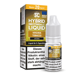 Nikotinsalz Liquid Virginia Tobacco für E-Zigaretten, 10 ml, Nikotingröße 20 mg/ml, in Verpackung mit Fläschchen, geeignet für Dampfer, aromatisch, hochwertiges Liquid, E-Zigaretten Zubehör, Rauchfrei, Tabakaroma, Liquid für E-Shisha, E-Zigaretten-Fluid, Rauchersatz, E-Liquid, E-Zigaretten-Aroma, Vaporizer-Fluid, E-Liquid für Dampfer, Nikotin-Shot Refill, EGestaltung.