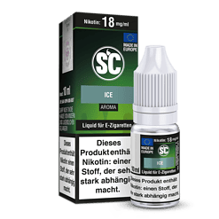 20 mg/ml E-Zigaretten Liquid Ice, Nikotin, 10 ml Flasche, MADE IN EUROPE, aromatischer Geschmack, intensiver Tabak, nikotinhaltig, für Dampfer, Liquids für E-Zigaretten, hochwertiges E-Liquid für Dampfer, strong dependence.