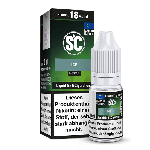 20 mg/ml E-Zigaretten Liquid Ice, Nikotin, 10 ml Flasche, MADE IN EUROPE, aromatischer Geschmack, intensiver Tabak, nikotinhaltig, für Dampfer, Liquids für E-Zigaretten, hochwertiges E-Liquid für Dampfer, strong dependence.