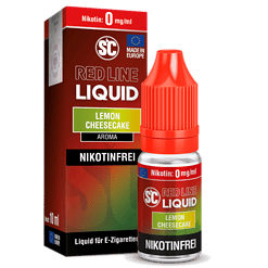 Saft für E-Zigaretten, Lemon Cheesecake Geschmacksrichtung, nikotinfrei, 10 ml Flasche, einfache Anwendung, ideal für das Liquid-Refill, süßer Fruchtkuchen Geschmack, hochwertiges Dampferzubehör.