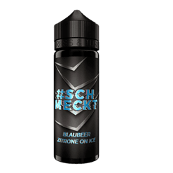 SCH MECKT Blauer Zitronen Eiskoolaque, belebend und erfrischend, ideal für E-Zigaretten und Vape-Liquids, mit intensiven Geschmack, in praktischer Flasche.