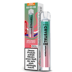 2. Hochwertiges E-Zigaretten-Pod mit Geschmacksrichtung Apfel Pfirsich, 20 mg/ml Nikotin, für den einmaligen Gebrauch, mit Meshochöl, ideal für den schnellen Genuss unterwegs.