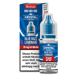 Nikotin Liquid Flasche, Blue Razz Lemonade, 20 mg/ml Nikotin, für E-Zigaretten, mit nikotinhaltigem Liquids für Dampfer, Geschmack: Blaue Himbeere, Zitronenlimonade, intensives Geschmackserlebnis.