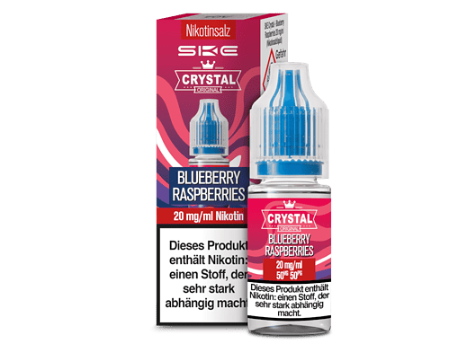 Blueberry rasparries nikotinsalz e液 20mg/ml, Flasche mit blauer Düse, für E-Zigaretten, Aroma, Nikotinsalz hochwertig, Geschmack nach Blaubeere und Himbeere.