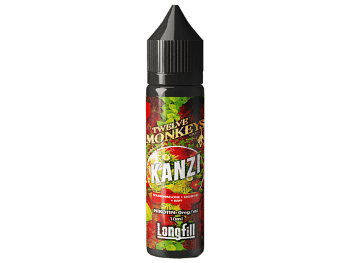 Fruchtiger E-Liquid-Vape mit Wassermelone, Erdbeere und Kiwi, 10ml Flasche, nikotinfrei, für Liebhaber von süßen Fruchtaromen.