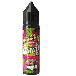 Benzinflasche mit bunter Design, Longfill E-Liquid für E-Zigaretten.