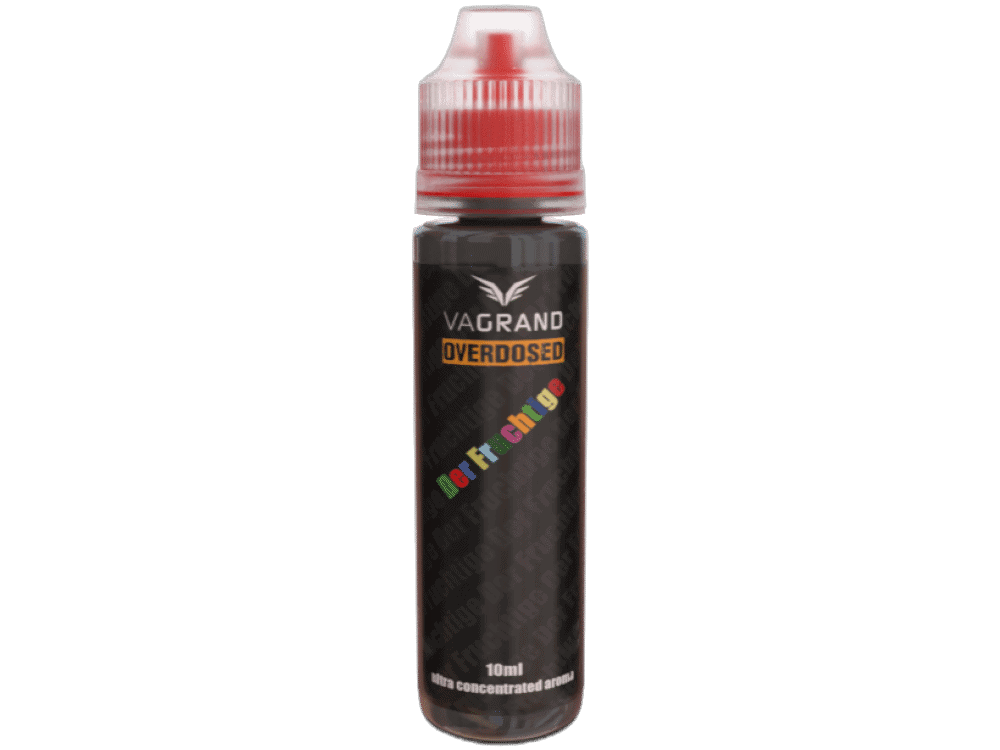 Vagrand Overdosed Der Fruchtige 10 ml 1 Vagrant Overdosed E-Liquid Flasche für E-Zigaretten, 10ml, ultra konzentrierte Aroma, für intensiven Geschmack.