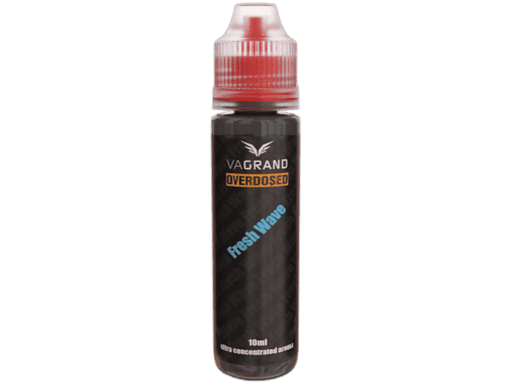 Vaporizing liquid Flasche für E-Zigaretten, Geschmack Fresh Wave, 10ml, Überdosiert.