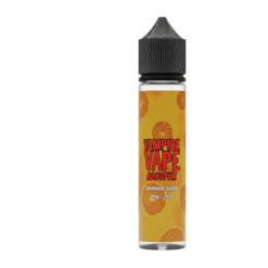 Vampire Vape Orange Soda Longfill E-Liquid in 14ml Flasche, perfekt für Shisha- und E-Zigaretten-Liebhaber, mit frischem Orangengeschmack und spritziger Soda-Note.