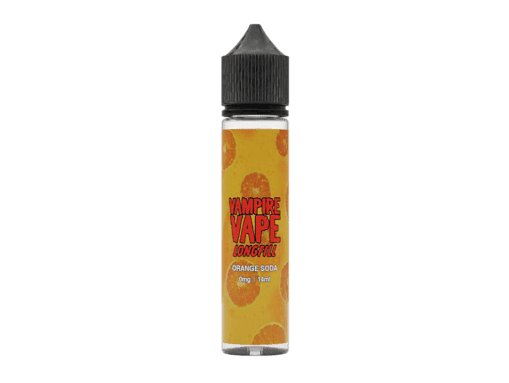 Vampire Vape Orange Soda Longfill E-Liquid in 14ml Flasche, perfekt für Shisha- und E-Zigaretten-Liebhaber, mit frischem Orangengeschmack und spritziger Soda-Note.