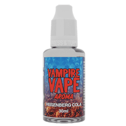 Vampire Vape Aroma Heisenberg Cola, 30ml, Flasche mit Pipette, intensiver E-Liquid für E-Zigaretten, Liquid Aroma für Selbstmischung, köstlicher Cola-Geschmack für Vape-Liebhaber.