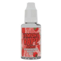Vampire Vape Aroma Erdbeer Burst 30ml für E-Zigaretten und E-Liquids, fruchtiger Geschmack, ideal für Vape-Liebhaber, handlich und einfach zu verwenden.