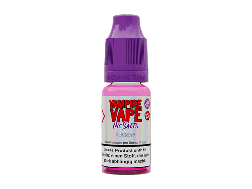 Vampire Vape Nic Salts Pinkman 10ml - E-Zigarette Liquid mit einzigartigem Geschmack, nikotinhaltig, für Subohm und MTL Dampfer geeignet.
