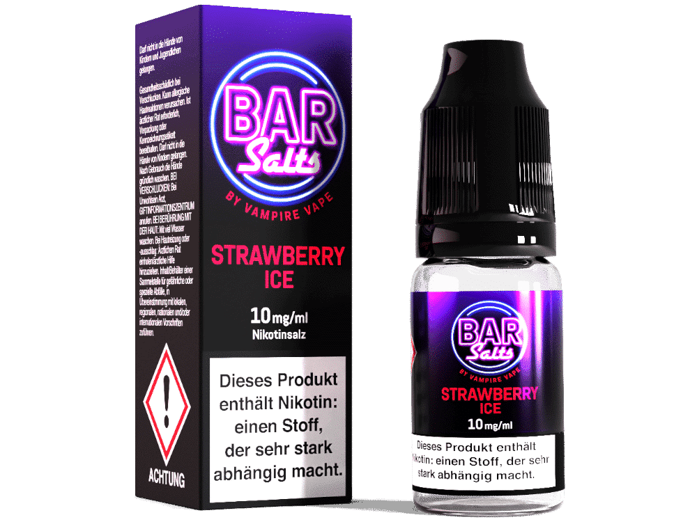 Vampire Vape - Bar Salts - Strawberry Ice - Nikotinsalz Liquid 1 BLA 527-019-001.
