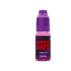 Vampire Vape Pinkman Ice E-Liquid in kleinen Flasche mit lila Deckel, für E-Zigaretten, ideal für Dampfer, kühlende Frische, verschiedene Geschmacksrichtungen, kostenloser Versand bei LETZ GO.