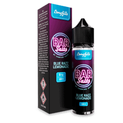 Bleifache Liquid Vape Flasche mit blauer Zitronen-Lemonade Geschmacksnote, Longfills Marke, 10ml, für E-Zigaretten.