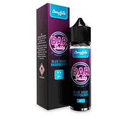 Aromatisierter E-Liquid Flasche mit blauer Beeren-Geschmack, 10ml, für Vape Geräte, Longfills Marke, moderne Verpackung, ideal für Dampf- und E-Zigaretten, auffälliges Design, Süßer Geschmack, perfekt für Vaping-Enthusiasten.